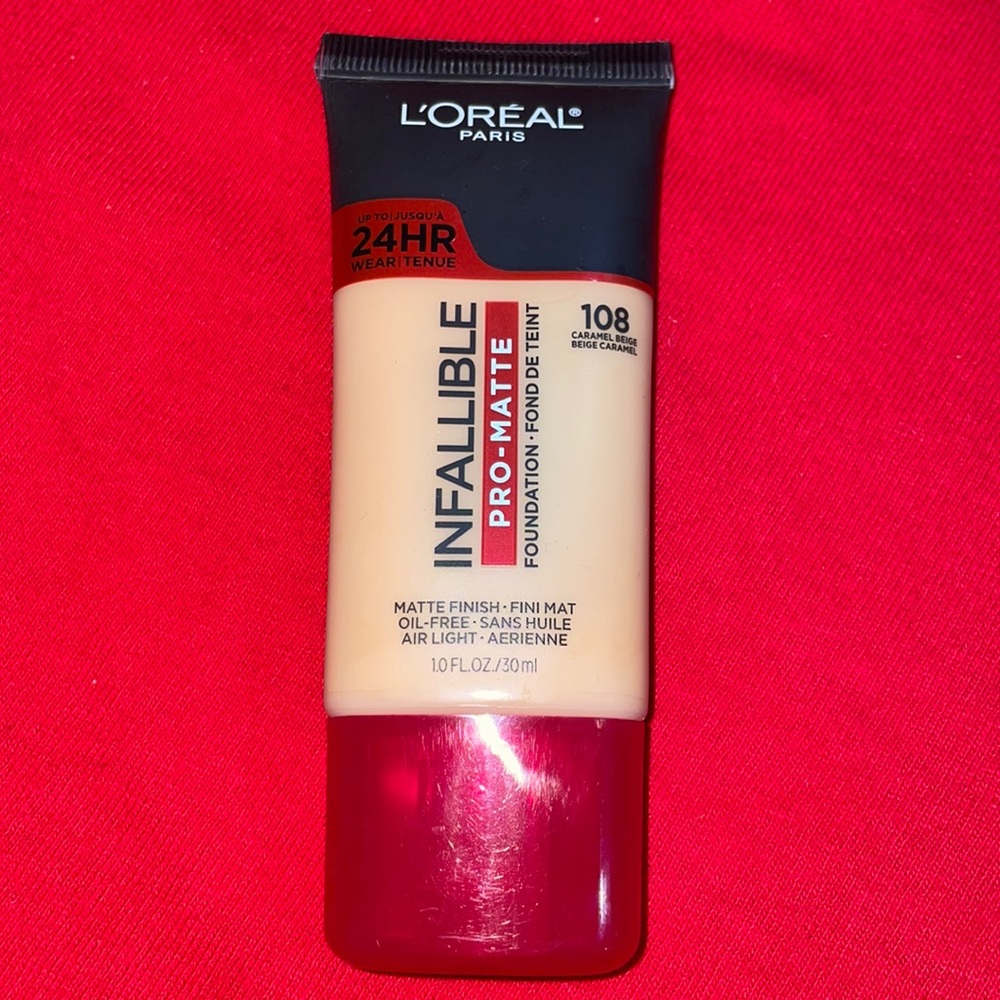 4/$25 L’Oreal Infallible Pro-Matte Foundation (108 Caramel Beige)
